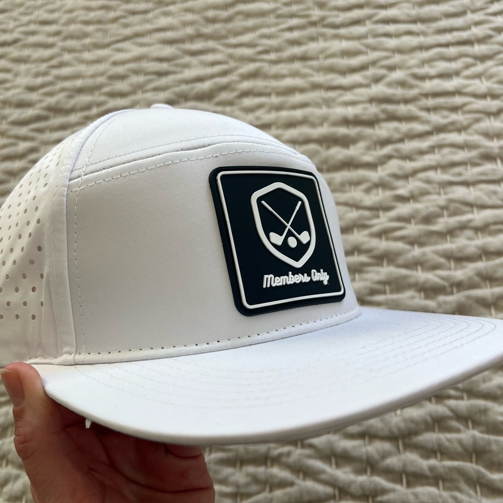 White Members Only Cap